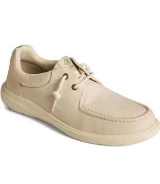 Sperry Top-Sider Mens Captains Moc Seacycled Shoes In Cream