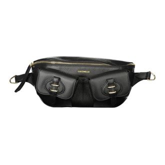 Coccinelle Tassen, Dames, Zwart, ONE Size, Leer, Mavery Pocket Belt Bag