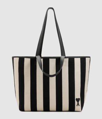 Ami Sac Ami De Coeur Blanc Cr&egrave;me Noir