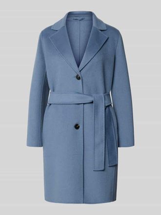 Marella Taillierter Mantel aus Woll-Mix Modell PANCIA in Rauchblau, Gr&ouml;&szlig;e 36