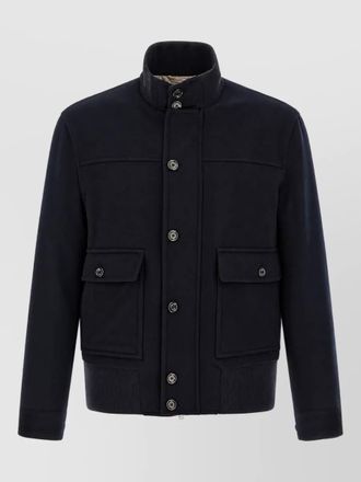 Lardini cashmere single-breasted coat