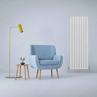 MonsterShop Designer Flat Panel Radiators Gloss White 1600mm x 560mm