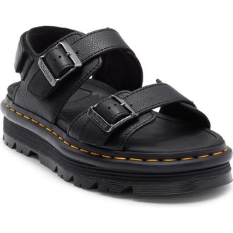 Dr. Martens Zebzag Sandal in Black at Nordstrom, Size 10Us