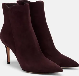 Gianvito Rossi Levy suede ankle boots