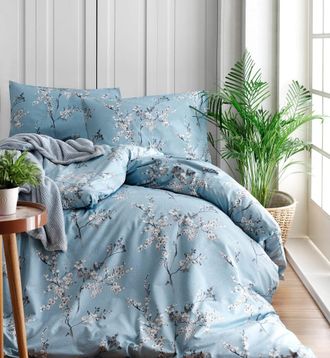 Blanc Avenue Juego de funda de edred&oacute;n 240x220 cm+ 2 FA 65x65 cm 100% algod&oacute;n