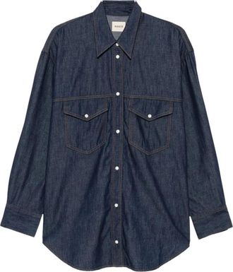 Khaite Denim Shirt - Dames - Spijkeroverhemden - Blauw - S - Denim - Overhemden