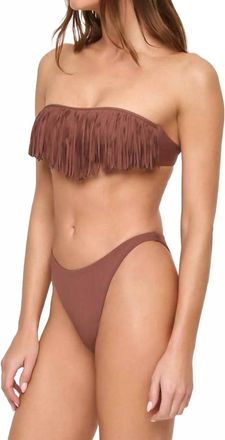 L*Space Womens Dixie Top In Caf&eacute;