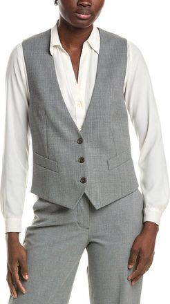 Michael Kors Cropped Wool-Blend Vest