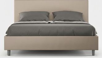Les Tendances Cama Matrimonio Contenedor 160x200 Moderno Polipiel Adele M1 - Beige