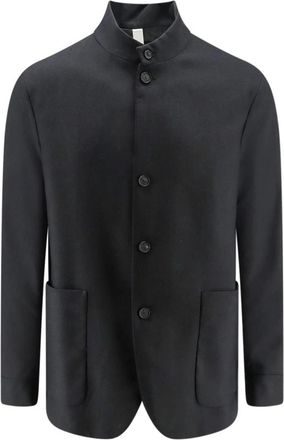 Hev&ograve; Blazer - Heren - Blazers - Zwart - M - Wol - Jassen