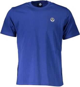 North Sails Tops, Heren, Blauw, 2Xl, Katoen, Nautische Crew Neck Tee