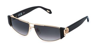 Just Cavalli SJC179 0300 Womens Sunglasses Gold Size 59