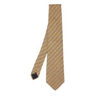 Burberry Pre-owned Accessories, male, Yellow, Size: ONE SIZE Pre-owned Vintage Silk Tie