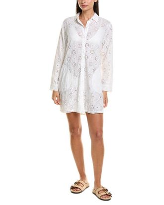 Tommy Bahama Harbor Eyelet Boyfriend Shirt