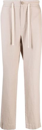 Vince drawstring straight-leg trousers - men - Hemp - L - Neutrals