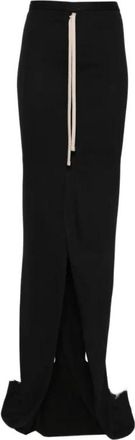 Moncler Verstelbare Rok - Dames - Maxi Rokken - Zwart - M - Katoen - Rokken