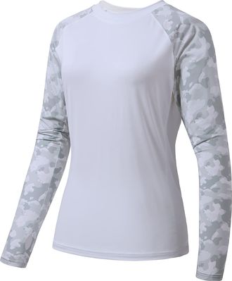 Bassdash Womens UPF 50+ UV Sun Protection T-Shirt Long Sleeve Fishing Hiking Performance Shirts