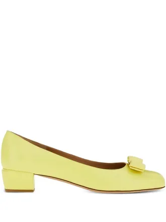 Ferragamo Devin Parker Ballet Flat - Yellow