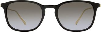 Ferragamo SF2846S Keyhole Square Sunglasses - Black