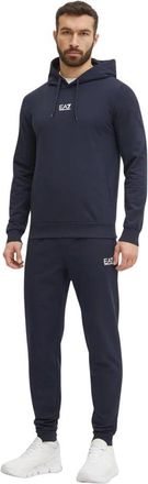 Emporio Armani Trainingspak - Heren - Trainingspakken - Blauw - XL - Katoen - Fitness