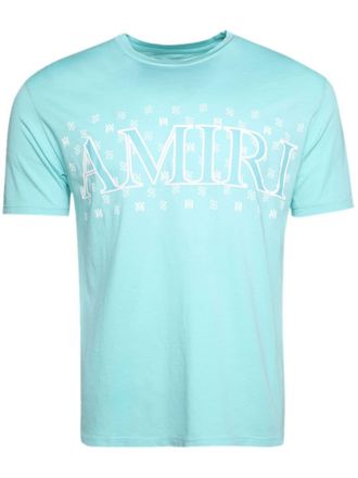 Amiri T-shirt M.A. con stampa paisley - Blu