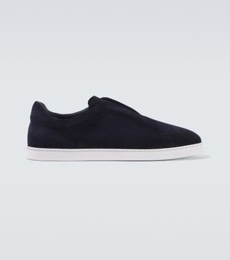 Magnanni Open suede sneakers