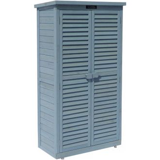Habitat et Jardin Habitat Et Jardin - Armario Para Jard&iacute;n space - 87 X 46.5 X 160 Cm - Azul Cielo