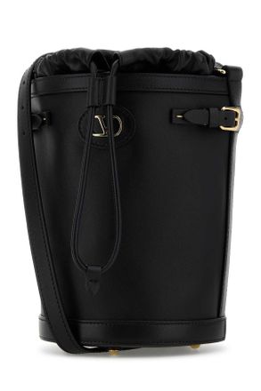 Valentino Garavani 8w2b0s97yyq 0no Nero Calf Leather - Bos Taurus Borse A Secchiello Bag