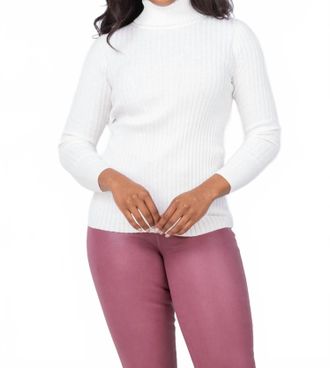 Tyler B&ouml;e Cotton Cashmere Turtleneck Sweater In White