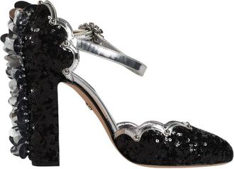 Dolce & Gabbana Leather-Trim Pump