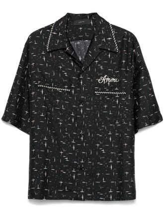 Amiri dash-print shirt - Black