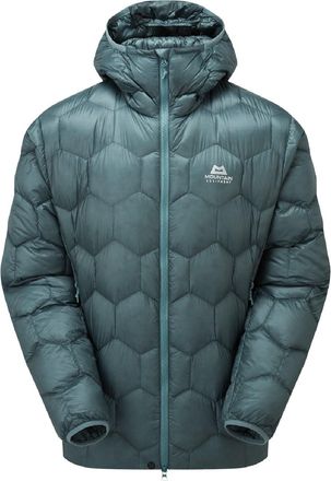 Mountain Equipment Mens Xenith Hooded Down Jacket Blue XXL