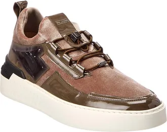 Tod's TodS No_Code Velour & Patent Sneaker