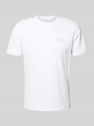 Emporio Armani T-Shirt mit Label-Print in Weiss, Gr&ouml;&szlig;e XXL
