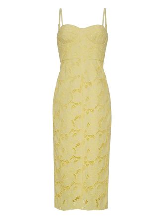 Cara Cara Camille midi dress - women - Cotton - 00 - Yellow