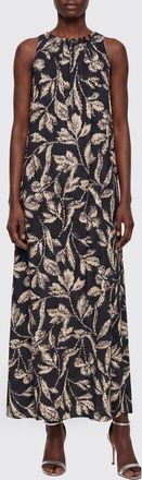 Max Mara Abito midi in seta con stampa