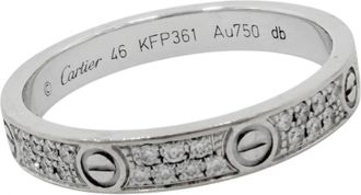Cartier White Gold (18K) Band Ring (Pre-Owned)