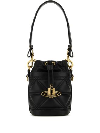 Vivienne Westwood small Kitty bucket bag - Black