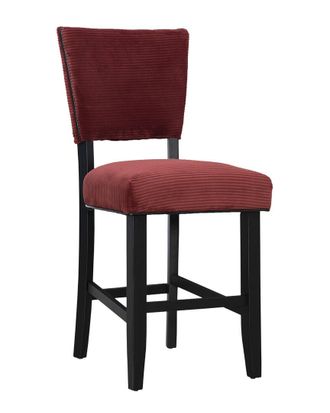 Linon Raya Red Pepper Counter Stool