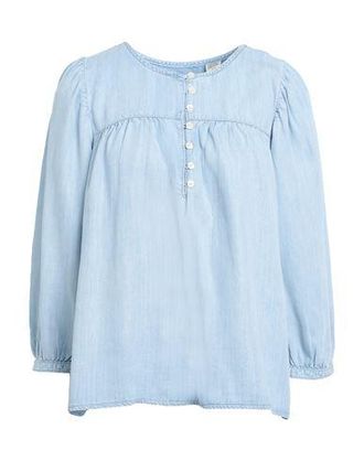 Levi's HALSEY 3/4 SLV BLOUSE LIGHT INDIGO - FLAT FINISH