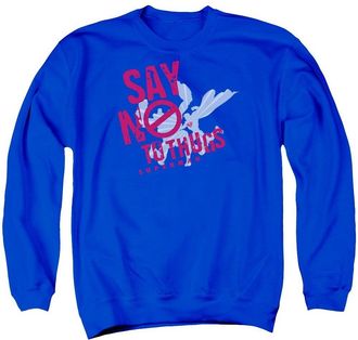 Gildan Superman Say No To Thugs Adult Crewneck Sweatshirt