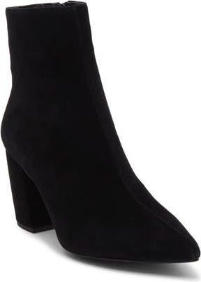 Jeffrey Campbell Botita Block Heel Bootie in Black Suede at Nordstrom Rack, Size 6.5