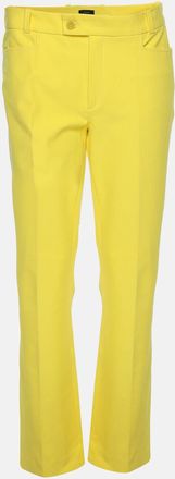 Joseph Yellow Viscose Blend Chino Pants