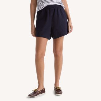Nautica Womens Gauze Pull-On Short