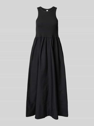 Vero Moda Midikleid mit Rundhalsausschnitt Modell MIRI in Black, Gr&ouml;&szlig;e XS