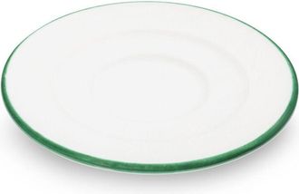 Gmundner Keramik Gmundner Keramik - Gmundner Cer&aacute;mica Borde Verde, Plato Caf&eacute; Gourmet (&oslash; 16cm)