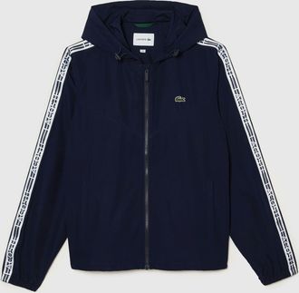 Lacoste Mens Recycled Polyster Track Jacket in Navy - Size Medium/Large