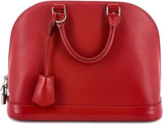 Louis Vuitton Alma Handbag Epi Leather PM satchel - Rood