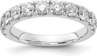 Diamond2Deal 14k Gold Lab Grown Diamond Wedding Band Ring 1.5Ct Clarity- VS Color- G-H