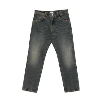 Amish James Jeans - Heren - Jeans - Grijs - Maat: W29 Katoen